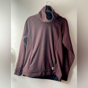 Women’s Outdoor Research Trail Mix Cowl Pullover in Elk (purple)